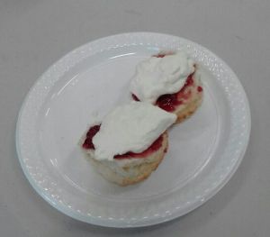 Devonshire-tea-Dereel-Hub-Cafe-Art-History