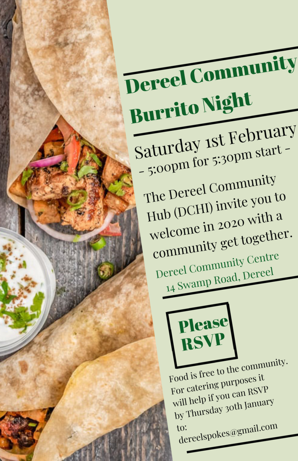 Dereel Community Burrito&nbsp;Night