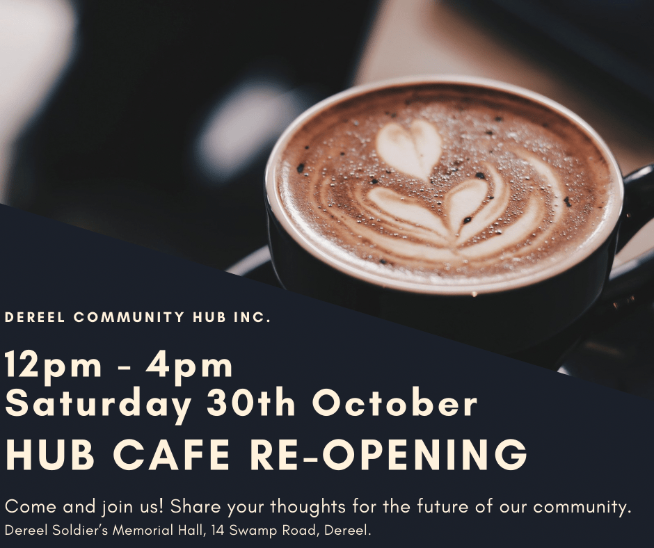 Hub Cafe is Re-opening&nbsp;TODAY!