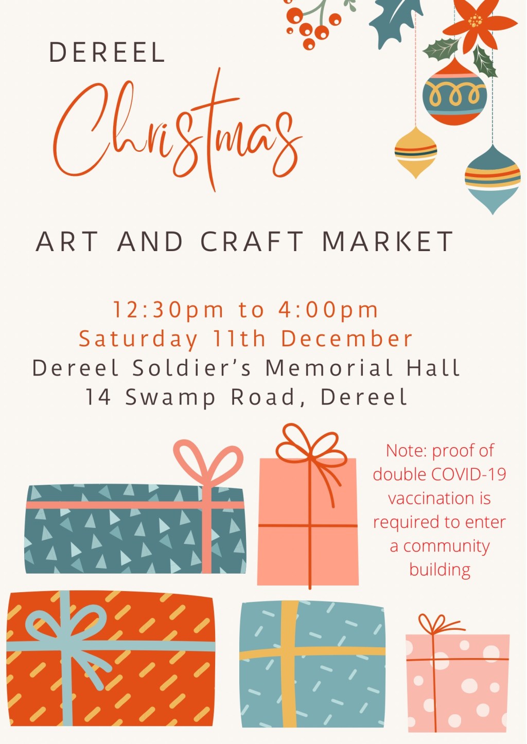 Save the Date: Dereel Christmas Art and Craft&nbsp;Market