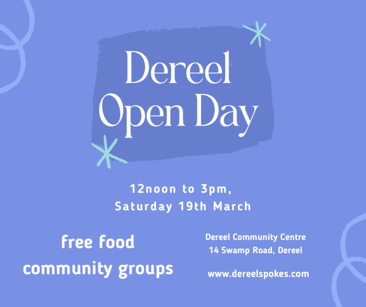 Dereel Open Day, 12noon to 3pm on Saturday 19th March.