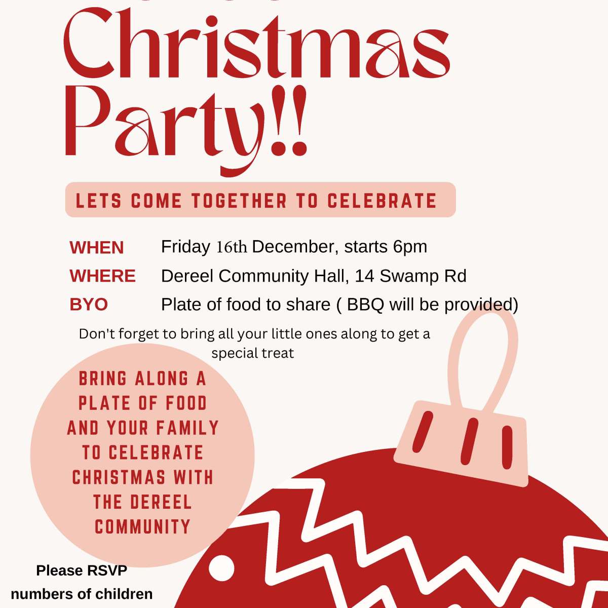 Dereel Christmas Party&nbsp;2022